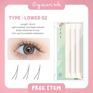 MATA Gyawink Lower Lash 02 Individual Lash Eyelash Extension/ Douyin Cosplay Japan Korean Eyelash