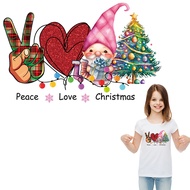 Heat Ironing Sticker, Ironing Sticker, Self-Adhesive Heat Transfer Ironing Sticker Christmas Theme G