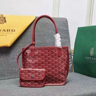 Goyard Gao Yade ตะกร้าผักสุนัขสองด้านกระเป๋าช้อปปิ้งขนาดเล็กแบบมือถือแม่สามีกระเป๋าทรงสี่เหลี่ยมมีหูหิ้วสะพายไหล่