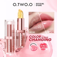 O.TWO.O Haute Gold Foil Thermochromic Lipstick/Lip Balm/Balsem Bibir Long-lasting Color 0 Add Alcoho