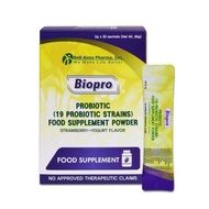 Biopro Probiotic Food Supplement Strawberry Yogurt Flavor 10sachets