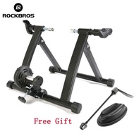 ROCKBROS Bike Trainer Magnetic Resistance MTB Roller Trainer Foldable Aluminum Steel Bicycle Trainer Indoor Cycling