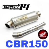 Project79 Exhaust Honda CBR150 Slip On Piping Stainless Steel Muffler Accessories Ekzos Manifold CBR