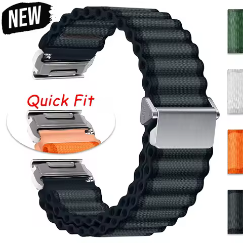 22 26mm For Garmin Ocean Nylon Quick Release Fenix 8 47 51mm Strap 5 5XPlus 6XPro 7XPro Watch Band I