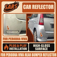 Premium Rear Bumper Albino Car Reflector Set for Perodua Viva Rear Bumper 2 Pcs – Plug & Play / Rust