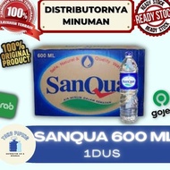 Sanqua Air Mineral 600ml 1 Dus isi 24 Botol