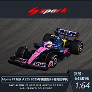 64S097 Spark 1: 64 Alpine F1 Fleet A525 2025 America Station No. 10 Auto...