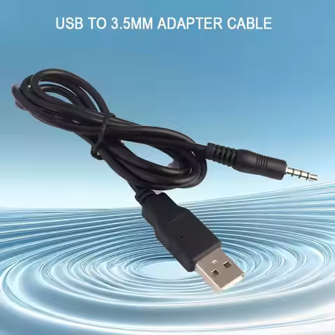 1M 3.5mm Mono Male To USB Power Cable Jack 3.5mm 2 Pole To USB Charging Cable USB To 3.5mm Adapter C