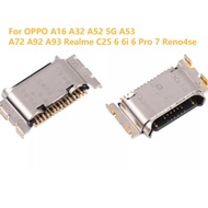 1pcs Charging Port Pin USB Type C For OPPO A16 A32 A52 5G A53 A72 A92 A93 Realme C25 6 6i 6 Pro 7 Re