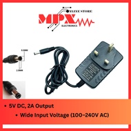 5V/6V/9V/12V/24V 2A AC/DC Switching Power Adapter (UK Plug)