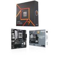 Ryzen™ 7 7700X 8-Core, 16-Thread Unlocked Desktop Processor & ASUS Prime B650M-A-CSM Micro-ATX Comme