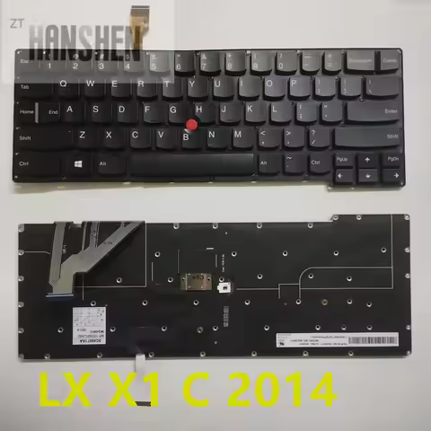 for IBM Thinkpad X1 Carbon 2014 Gen2 2nd Backlight Black With Point Stick Notebook Laptop Keyboard