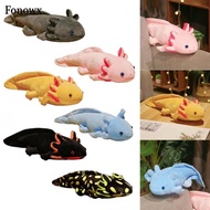 [AbabixaMY] 17.72 Inch Axolotl Plush Toy Companion Toy Soft Stuffed Axolotl Pillow Axolotl