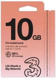 THREE 3UK英國+歐洲71個國家及地區上網卡 5G/4G/3G 30天10GB 50GB 英國號碼+無限通話 香港可開通使用 即插即用 無需登記 全球多國漫遊卡England HK France
