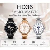 HD36 AMOLED Smart Watch, Bluetooth Call, Wireless Charging, IP68 Fitness Watch