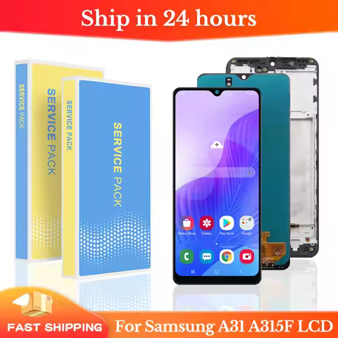 OLED LCD For Samsung A31 A315 LCD Display Touch Screen Digitizer Assembly Replacement For Samsung A3