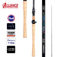 VIRTUOSO 1-Piece Rod Spinning Baitcasting Fishing Rod 6.1ft ML M 1 Section High Sensitivity Carbon R