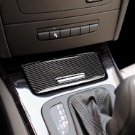 Ashtray Decoration Cover Trim Sticker Decal for BMW 3 Series E90 E92 E93 2005-2012 Car Interior Accessories Carbon Fiber