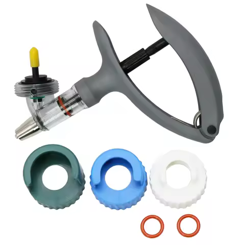 1ml/2ml/5ml Veterinary Continuous Syringe Adjustable Vaccine for Livestock Pig Cattle Sheep Animal I