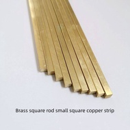 Brass Square Bars Small Square Copper Strips 1*1, 1.5*1.5, 2*2, 2.5*2.5, 4*4, 5*5mm Thin Square Bars