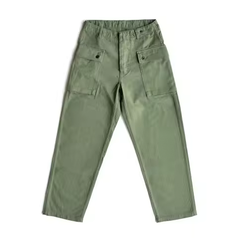 SauceZhan USMC P44 HBT U.S. Army Trousers VINTAGE Trousers Military Style Military Pants Men's Pants