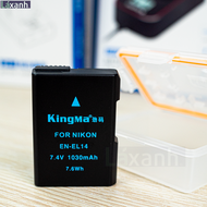 Nikon EN-EL14 EL14 | Pin và sạc máy ảnh Kingma NIKON D3300 D3200 D3100 D3500 D5100 D5200 D5300 D5500
