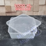 Termurah Thinwall DM 2000Ml / Food Container DM 2000SQ / Kotak Makan