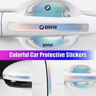 BMW Car Door Handle Protector Colorful Anti Scratch Sticker Durable Anti Collision Strip Auto Guard Protective Film For BMW Accessories F10 F30 G30 X1 X2 X3 X5 E90 M3 G30 E60