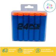 24pcs Toy Gun Soft Suction Nerf Bullets.. Refill Bullets Darts Reusable