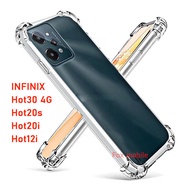 เคสใส Infinix Note30 4G/Note30 5G/ Hot30 4G/Smart7/Hot20s/Hot20i/Hot12i/Hot30i เคสกันกระเเทก TPU เคสอินฟินิก พร้อมส่ง ราคาถูก 018