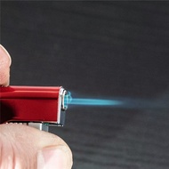 Bật khò  điện tử 801 tia lửa xanh Bật lửa chống gió 801 vỏ kim loại có thể nạp gas chống gió tốt