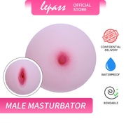 Lepass Realistic Nipple Breast Squeeze Ball with Vaginal Pusse Male Masturbat Sex Toy Adult for men