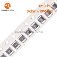 50pcs 1210 1% SMD resistor 0R ~ 1M 1/2W 0 1 10 100 200 220 390 ohm 1K 2.2K 10K 100K 330K 470K 2.2R 1