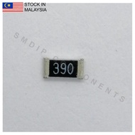 10PCS Taiwan-Grade 39R ±5%, 1206 SMD Resistor (390)