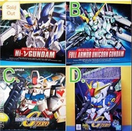🔥🆕SD GUNDAM BB戰士 機動戰士UC 高達 🟡『A』384*RX-93-V2 Hi-Nu高達  🔴『B』390*全武裝獨角獸高達 Full Armor Unicorn Gundam   🔵『