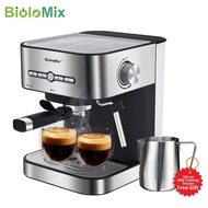 【A COOL】♀BioloMix เครื่องทำเครื่องชงกาแฟกึ่งเอสเปรสโซ่อัตโนมัติ20บาร์1050วัตต์พร้อมคาปูชิโน่เครื่องตีฟองนมคาปูชิโน่ไอน้ำร้อน