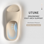 UTUNE Ergonomic Arch Support Slippers EVA Non-Slip Bathroom Shower Slides Soft Comfortable Indoor Ho