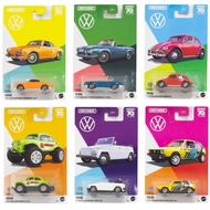 โมเดลรถเหล็ก MATCHBOX : VOLKSWAGEN (ครบชุด6คัน) ลิขสิทธิ์แท้100%