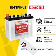 [Installation Provided] NS60S NS60L Motolite Hybrid WET | Car Battery Saga Wira Vios NS60 BateriHub