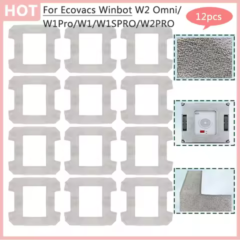 For Ecovacs Winbot W2 /W2 Omni /W1 /W1SPRO /W2PRO Mop Rag Robotic Window Cleaner Interior Replacemen