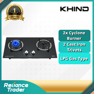 Khind/Pensonic Built-in Glass Hob Gas Stove HB802G2/PGH-422N