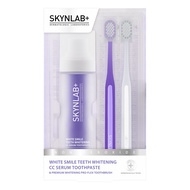 Skynlab ชุดไวท์สไมล์ทีธไวท์เทนนิ่งซีซีเซรั่มทูธเพสท์ 50ml แถมฟรีแปรงสีฟันพรีเมี่ยมไวท์เทนนิ่งโปร-เฟล