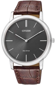 นาฬิกาข้อมือผู้ชาย CITIZEN  Eco-Drive รุ่น AR1110-11H หน้าปัดสีดำ  ขนาดตัวเรือน 39 มม. ตัวเรือน Stainless Steel สีเงิน