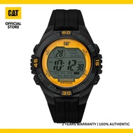 Caterpillar DIGIMAX OC-167-21-247 DIGITAL SILVER YELLOW DIAL BLACK PU STRAP MEN WATCH