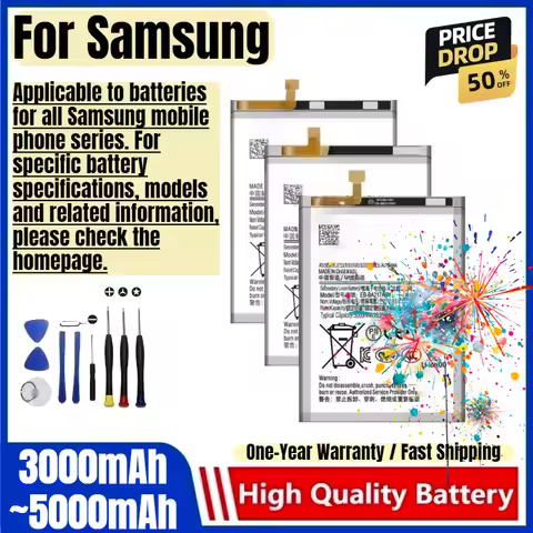 Battery for Samsung M11/M13/M20/M30/M22/M225//M30S/M31/M315/M307/M31S/M32/M325/M33/M35/M40/M51/M62/M