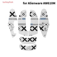 【tuilieyfish】 Sweat-Resistant Mouse Grip Tape Stickers For Dell For Alienware AW610M Mouse Anti Slip Skin Self-Adhesive Pre-Cut 【SH】