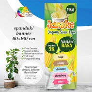 Spanduk Banner Jasuke (Jagung Susu Keju)