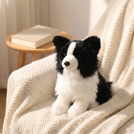 Border Collie Stuffed Animal Huggable Border Collie Stuffed Animal Stuffed Animal Dog Fluffy Toy Sof