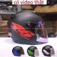 Napoli 3/4 Helmet with Goggles stamp 46