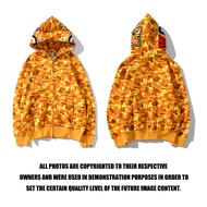 AAPE BAPE แฟชั่นผู้ชาย Hoodies เสื้อ SHARK HEAD คลาสสิกเสื้อกันหนาวเสื้อผ้า BAPE X pubg ผู้ชาย H ood